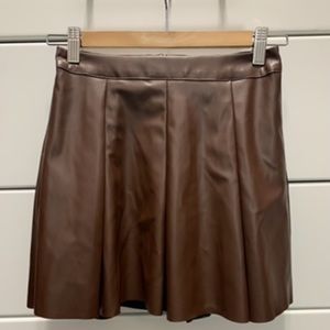 Leather Skirt